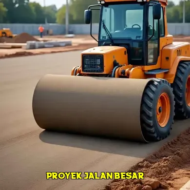 5 Proyek Jalan Besar di Jogja yang Gunakan Tandem Roller